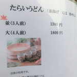 たらいうどん椛や - 2012年7月。再訪問。夏の「椛や」さん!!!遅めのお昼でしたが、お客さん途切れず!!!