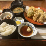 海鮮問屋仲見世 - たこ天定食　600円