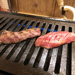 焼肉 哲 - 最後は岩塩で