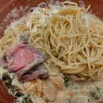 みなとや - 細麺を投入