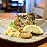 北新地 空海 - 空海ランチ 日替わり魚定食 サバの唐揚げ
