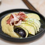 SIORI - 水ナスと生ハム、焼きナスのソース