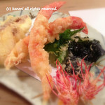 英ちゃん冨久鮓 - 天ぷら盛り合わせ