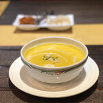 白山文雅 - かぼちゃのクリームスープ¥550