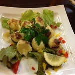 和洋創作厨房ビズ - モッツアレラチーズの天ぷら アンチョビソース