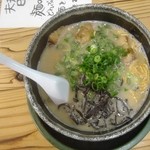 博多とんこつ 天神旗 - 若醤油+赤麺＠2006年