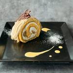 Spiral Cafe - 和栗のロールケーキ