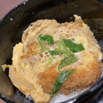 大もりや - セットのミニカツ丼です
