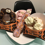 ミスタードーナツ - ポン・デ・チョコデビル、ふわふわミイラ、              ピンクのフランケン、ふわっとおばけ