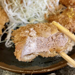 Katsu Ichibanya - ヒレカツハーフに特製塩をディップ