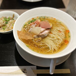 Ramen Hachino Ashiha - 【限定】冷製らー麺2021 味ごはん小