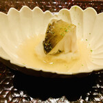 富小路 やま岸 - ☆煮鮑（淡路島）と新蓮根　とろみ餡かけ