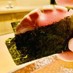 富小路 やま岸 - ◎鯖寿司が美味すぎて、お代わりを切って貰う！