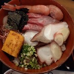 和のごはん みかづき - 刺身海鮮丼（青魚抜き）