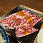 焼肉 KANKI - KANKI牛上カルビです。