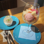 ラトリエ ドゥ ノノ - ノノパルフェペッシュ　上下分解