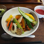 Hana uta - 夏野菜カレーとスープのセット