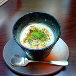 珈琲 森の時計 - 抹茶の焼きミルク