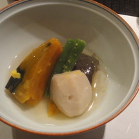 ぎんざ 一二岐 - 2012.11.10）野菜の炊き合わせ