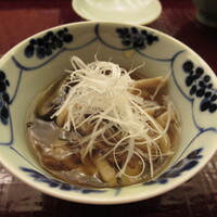 懐石料理 桝田 - 揚げ生麩のキノコ餡かけ