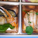 割烹かまた - カニの炒め物、かにのしんじょう