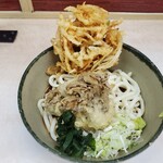 Hakone Soba - ごぼう入り  かき揚天舞茸天のうどん