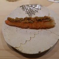 鮨 なんば 日比谷 - 余市のボタン海老、味噌