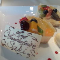 レストランひらまつ 広尾 - バースデーケーキ♪