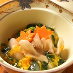 和食 希望 - 帆立と蕪の菊花あん