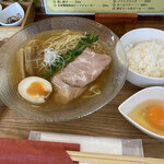 麺屋 春花 - 冷やし鯖醤油麺、ランチTKGご飯