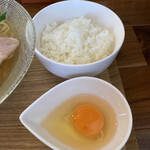 麺屋 春花 - ランチTKGご飯