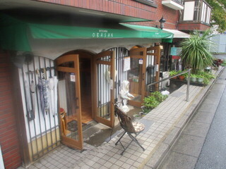 KITCHEN OBASAN - Restaurant exterior. Located in a semi-basement of an apartment building.