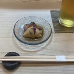 松寿司 - 名物ともいえる夏の定番・牡蠣の漬け込み。ああ、日本酒が恋しい！