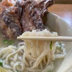 風遊斎 - パイコー麺の麺