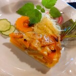 レストラン土手 - カボチャとチーズでうっすらパイ生地で美味しい(=^･^=)