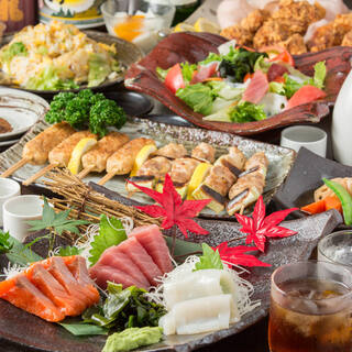 All-you-can-eat sashimi and all 90 varieties for 3,630 yen for 2 hours