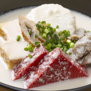 The deciding factor is the carefully selected soup stock! A shop with proud obanzai and white oden