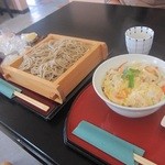 こんや - ざるそば親子丼セット
