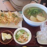 こんや - ママン発注のかき揚げ蕎麦