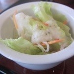 こんや - サラダには蟹カマが