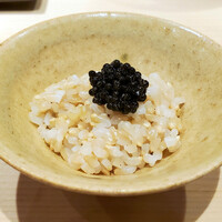 海味 - 玄米とキャビア