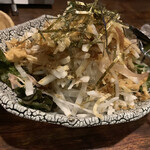 魚酔 - 揚げじゃこと大根のパリパリサラダ