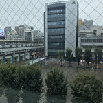 Enji Shan - お店から見えるJR御徒町駅前広場