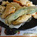 Buccha No - 野菜天ぷら(かぼちゃ、パプリカ、椎茸)