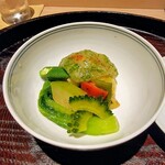 日本料理 研野 - 夏野菜の冷やし煮浸し