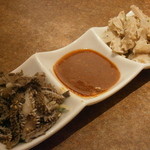 焼肉 山水 - 24年11月　湯引き刺し2種盛り