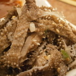 焼肉 山水 - 24年11月　センマイ湯引き刺し