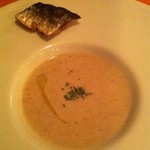 テート・ア・テート - さんまのポタージュ、これ、美味しい！秋刀魚のソテーもあり！