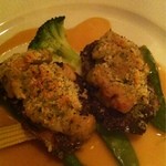 テート・ア・テート - 子牛ホホ肉のやわらかブレゼ　秋茄子添え　軽くクレメしたフォンドボーソース