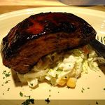 チャコールグリル グリーン 馬車道 - BBQポークの炭火焼　w/Wasabiコールスロー　￥1400 